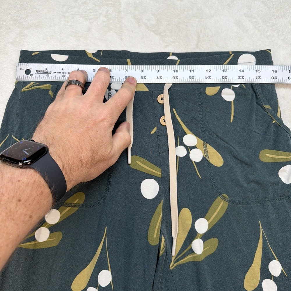 Lates By Kate Modal Pajama Set Women's Medium Olive Botanical Jogger Lounge‎ - Picture 11 of 16